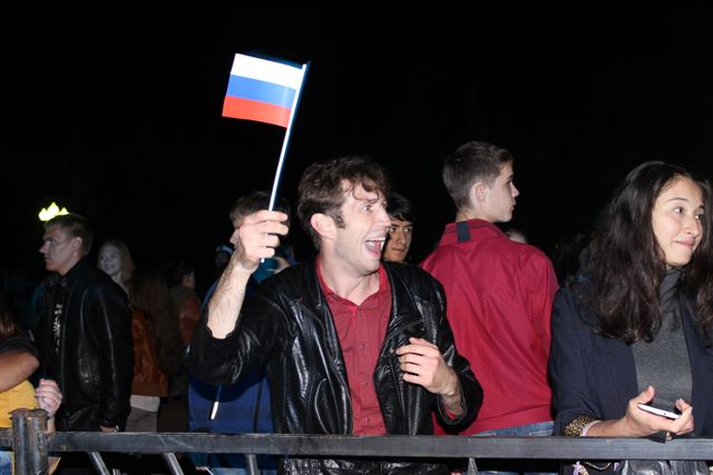 Горожане не скрывали эмоций