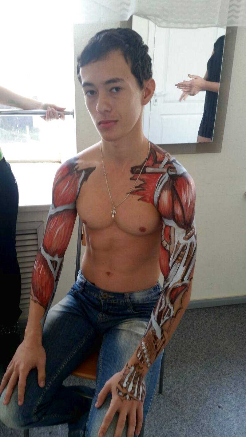 Конкурс по боди-арту прошел в ПГУ им. Шолом-Алейхема