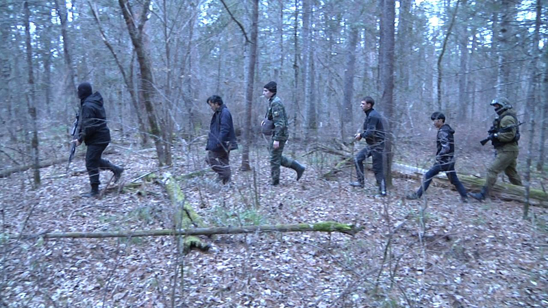 Силовую поддержку оказывали бойцы ОМОНа УМВД России по ЕАО