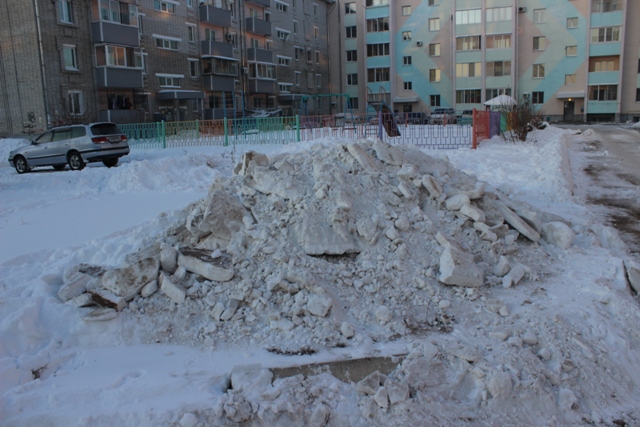 Снега выпало очень много