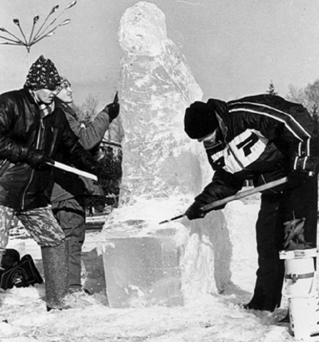 Конурсы ледовых скульптур проводятся уже много лет