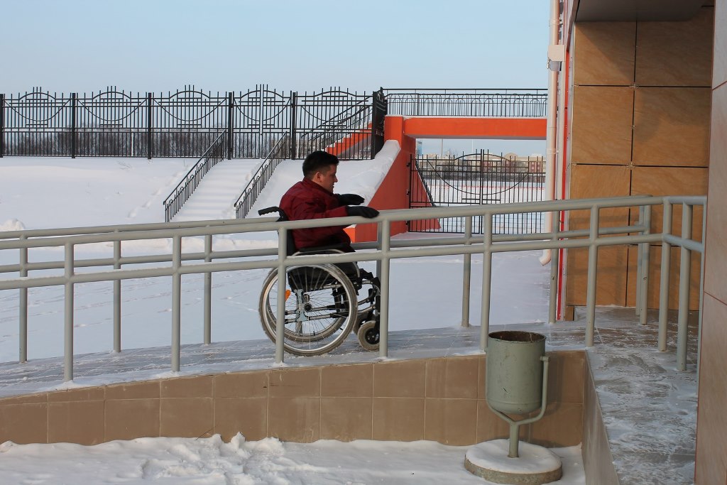Пандус на стадионе "Дружба"