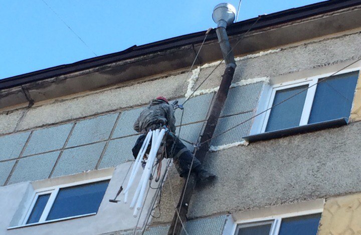 Промышленный альпинизм в Биробиджане