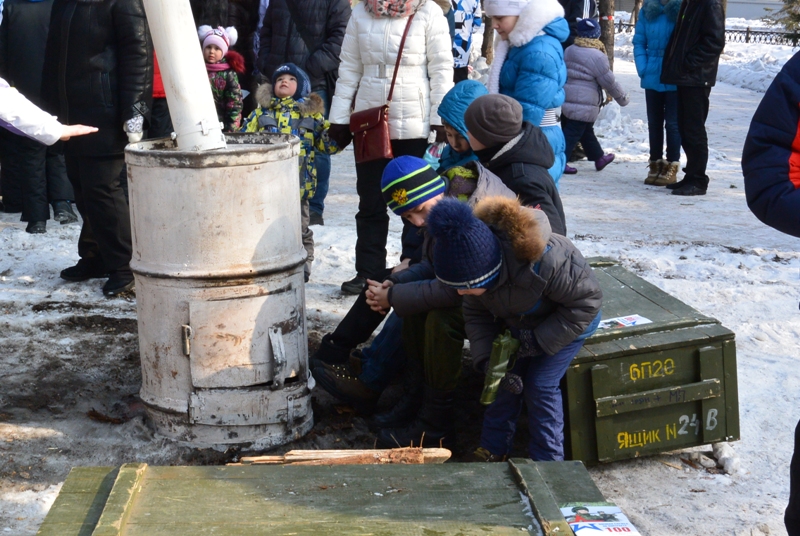 Погреться по фронтовому