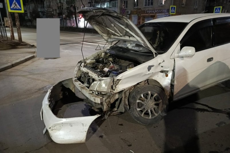 В Биробиджане женщина-пассажир пострадала в ДТП по вине начинающего водителя